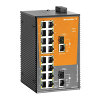 weidmuller/魏德米勒EcoLine交換機 IE-SW-EL18-16TX-2GC