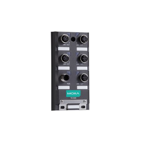MOXA/摩莎以太網交換機 TN-5305 系列  5 端口 IP67