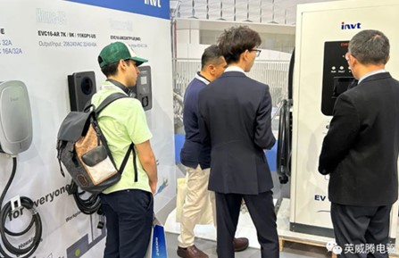 英威騰電驅出席德國慕尼黑電動車充電設備展